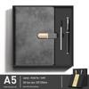 2026 A5 Customizable Business Diary: Elegant Leather Cover & Logo
