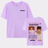 Rapper QUEVEDO Album 2025 Tour T Shirt Fashion Classic Hip Hop Streetwear T Shirts for Unisex Women Casual Cotton Oversized Tshirt