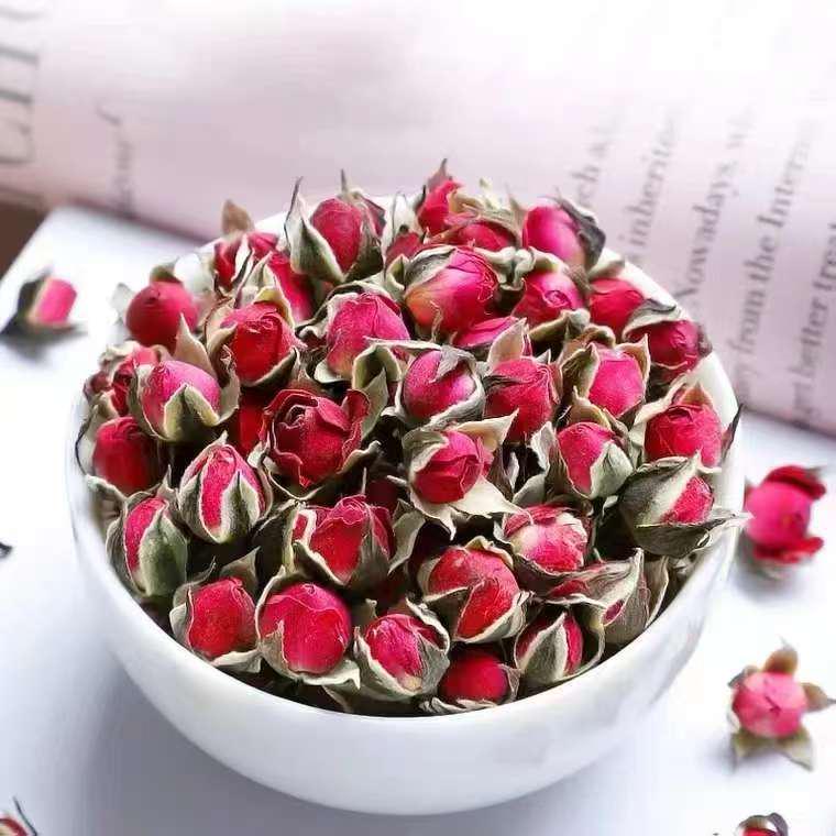 Yunnan Golden-Edged Dried Roses for Tea, 250g - Ideal for Cold Brew or Hot Brewing.