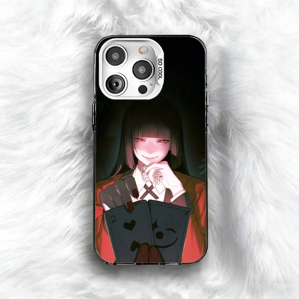 K-Kakegurui Y-Yumeko Phone Case For iPhone 16 17 15 14 12 13 Pro Max Black Color Shockproof Cover