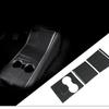 Center Console Panel Trim For Tesla Model 3 2017-2020 ABS Decor Modification Accessorie Not Affect Central Control Push-pull Use