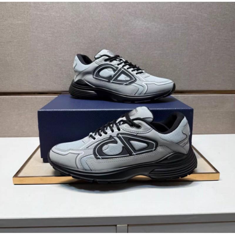 Mens Chunky Sneakers B22 B25 Mesh Breathable Casual Letter Print Dad Shoes Daily Wear