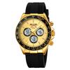 SKMEI 2505 Men Quartz Dual Display Electronic Watch Stainless Steel Business Elites Waterproof Wristwatches Male Business Luxury
