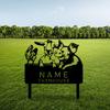 Custom Metal Farm Sign with Chicken Pig Goat for Yard Garden Porch Decor with Stake