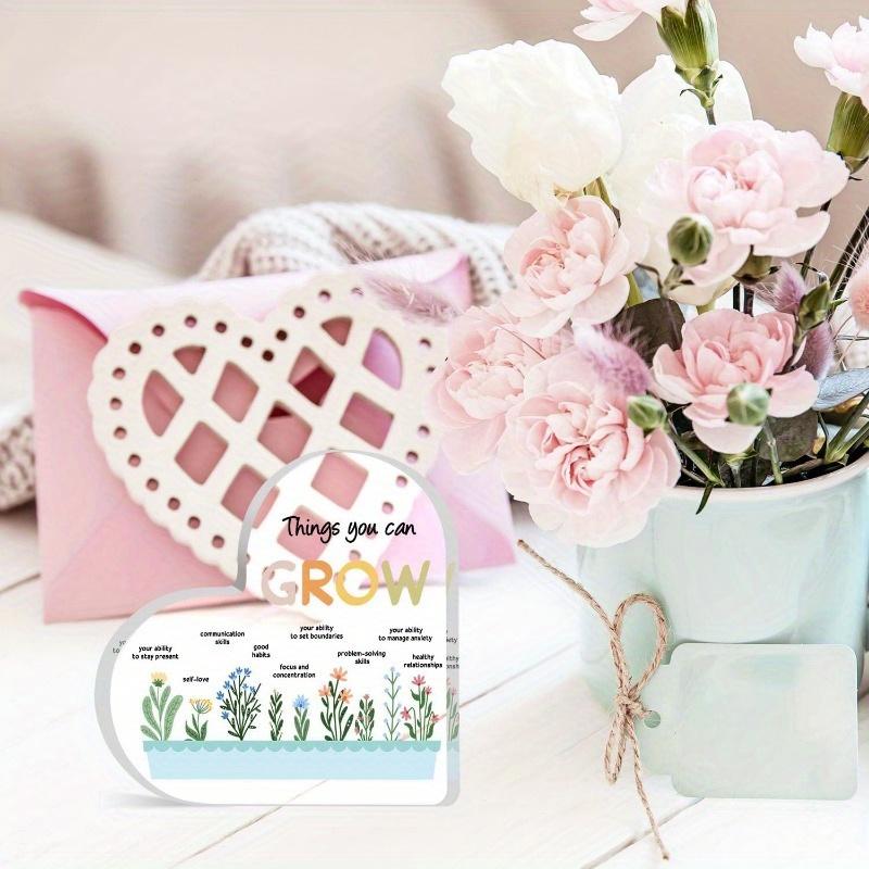 "I Can Plant" Psychology Heart - Positive Belief Gift for Counselors with Photography Utility