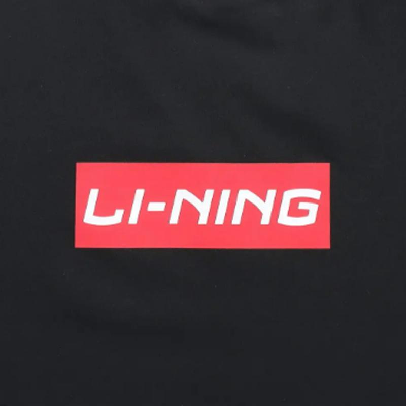 Li-Ning Round Neck Pullover Logo Letter Print Fashion Simple Comfortable Casual Sports Suit Unisex Suit AHSSC17-2+YKSV147-1