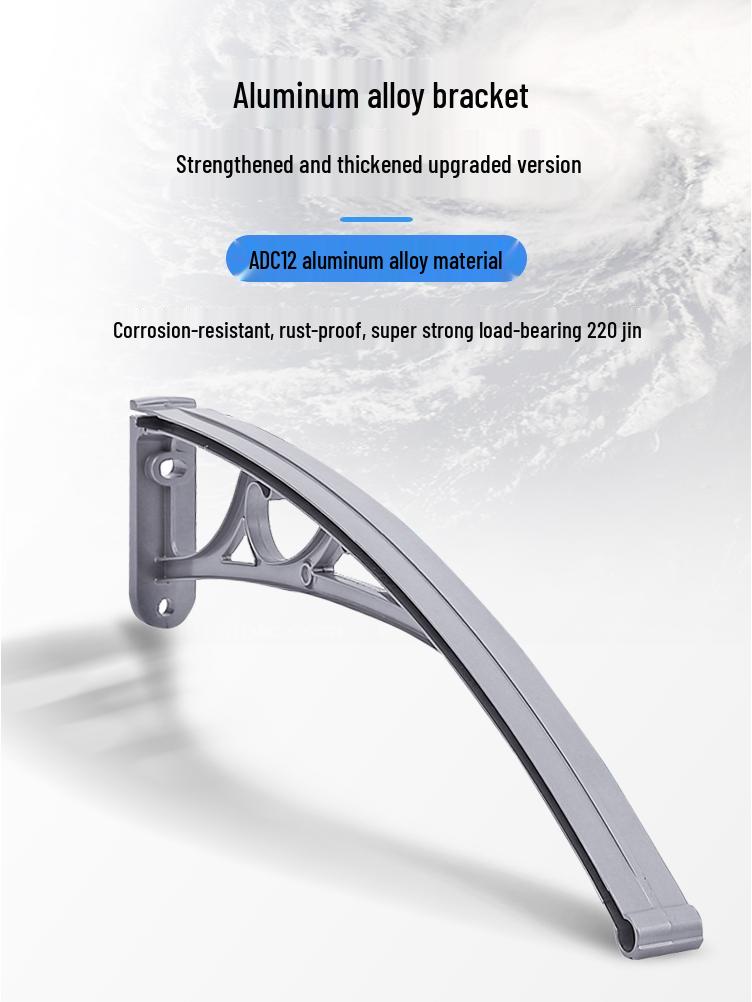 Aluminum Alloy Silent Awning Sunshade for Outdoor Windows