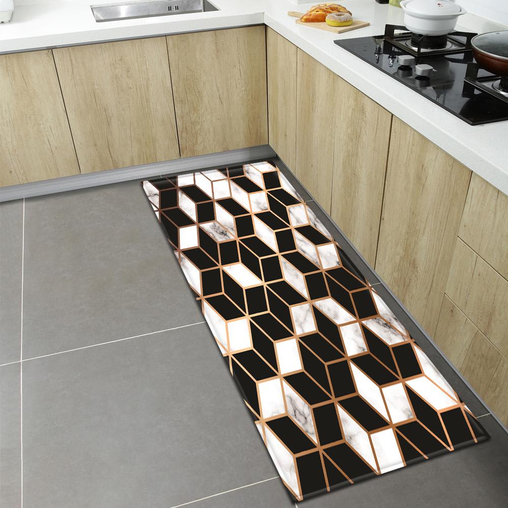 Bedroom Bedside Living Room Carpet Porch Balcony Bathroom Non-slip Floor Mat Nordic Kitchen Rug Home Porch Door Mat