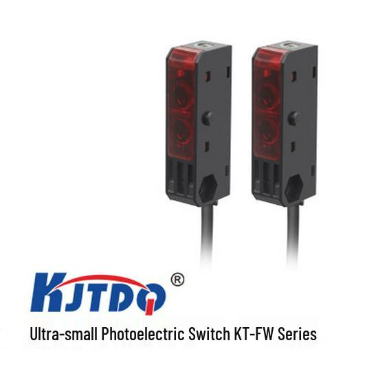 KJTDQ/Kaigite Ultra-small Through-beam NPN Normally Open Photoelectric Sensor, Compact & Easy Installation