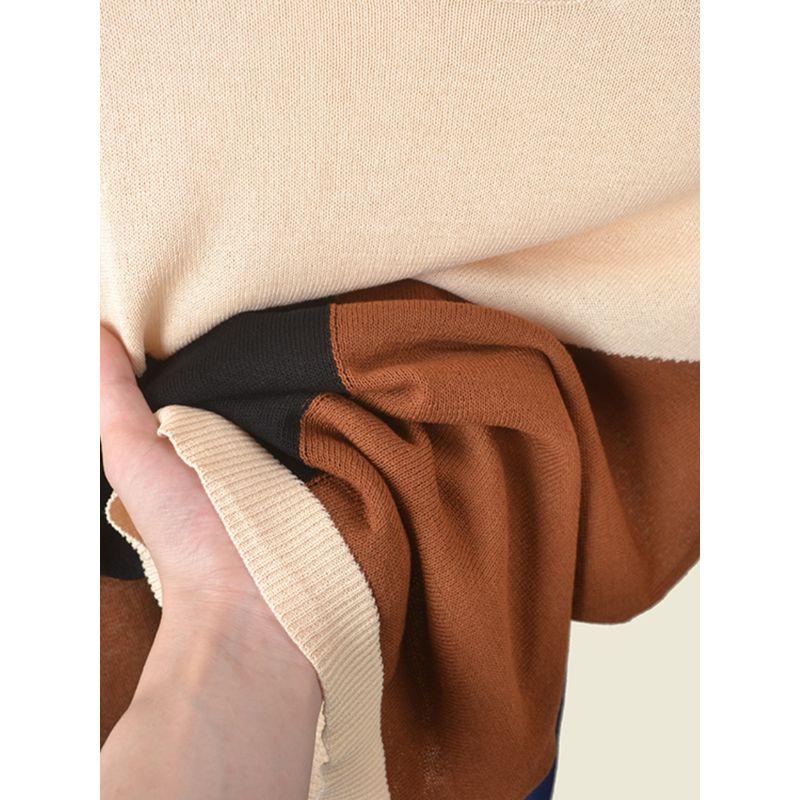 French Normcore Round Neck Short Sleeve T-shirt Summer Refreshing Assorted Colors Retro Casual Sweater