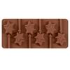 6 Cavity Star Lollipop Mold Chocolate Candy Jelly Cake Cupcake Tops Biscuits Baking Mould