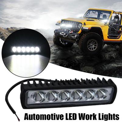 6 LED Off-road Car Work Light Daytime Running Spotlight Flood Beam For Jeep Spotlight Daytime Running Light Driving Work La E0F6