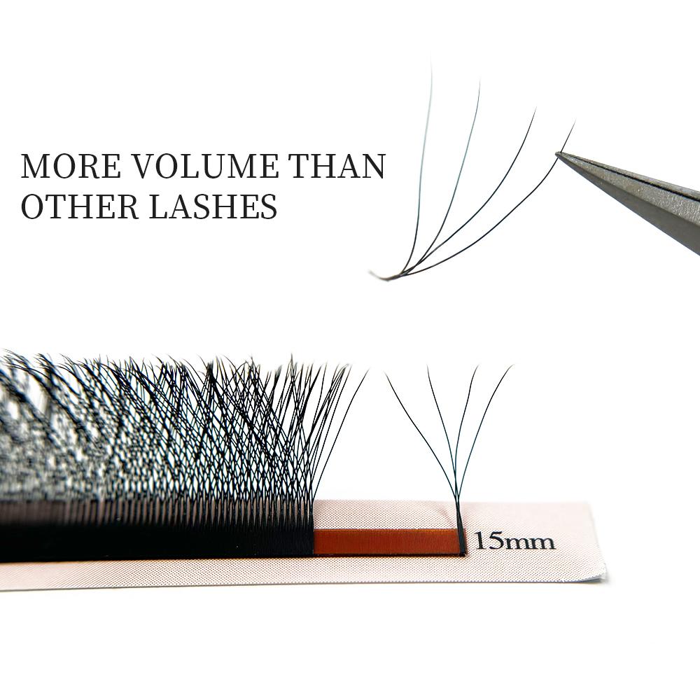 Goddess YY  W Shaped Lashes 2D 3D 4D 5D 6D 7D 8D Automatic Flowering Premade Fans Eyelashes Extensions Natural Individual Lashes