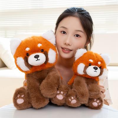 23-60cm Simulation High Quality Raccoon Plush Doll Pillow Sitting Raccoon Red Panda Animal Plush Toy Gift For Boys And Girls