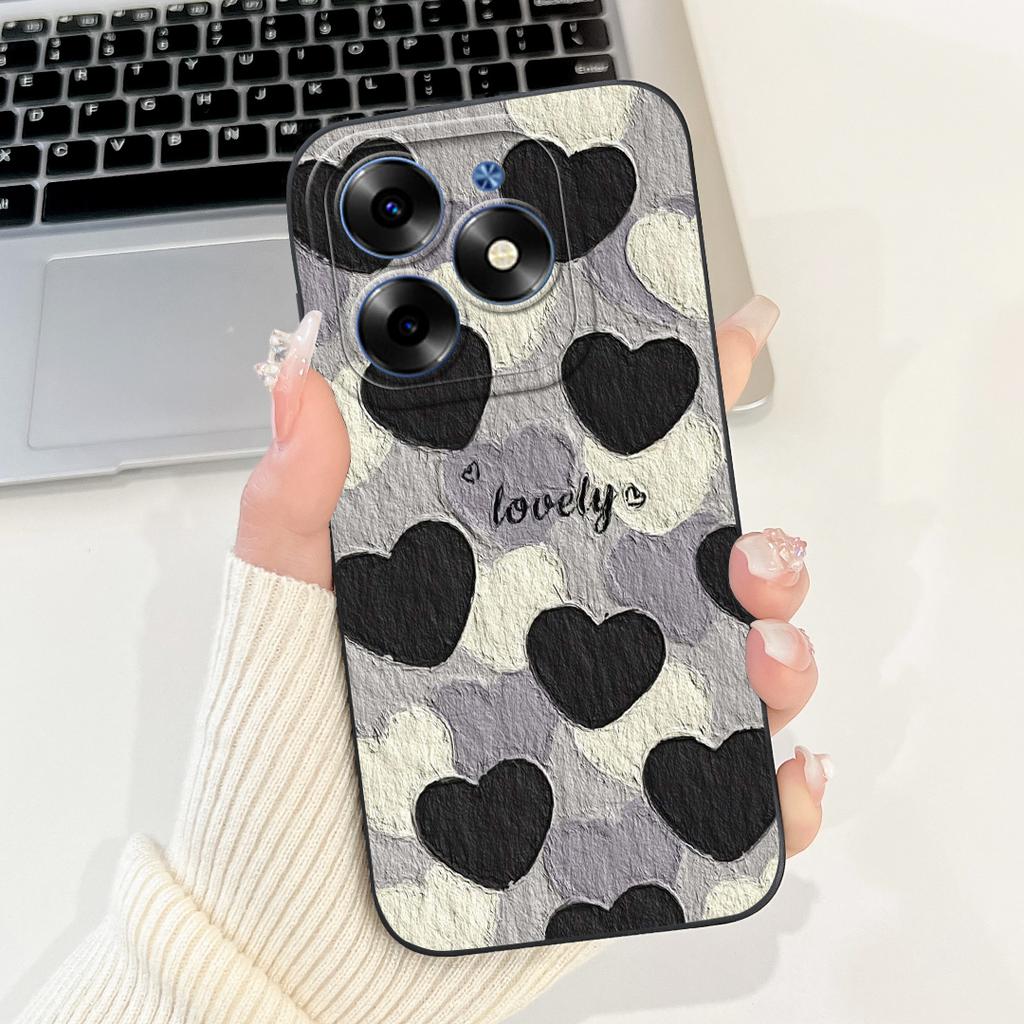 For Infinix Hot 40 Pro Case X6837 Fashion Cat Cartoon Cover Soft Silicone Phone Case For Infinix Hot 40i Hot40 Pro Hot40i Fundas