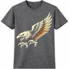 Eagle T Shirt Flying Eagle Graphic Tattoo Style Biker Motorcycle Rider Rock Tee