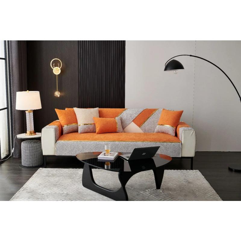 Luxury Chenille Sofa Cover Nordic Four Seasons Universal Anti-slip Sofa Cushion Home Living Room Decoration Sofa Towel Slipcover