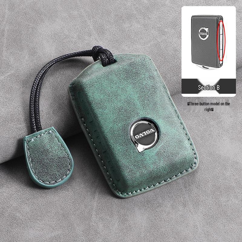 Volvo Key Case for XC60, S90, S60, XC90, V40, V90, S60L, XC40 - New Car Key Bag