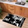 Death Note Customizable name kitchen floor mat easy to clean and wipe down Suitable for kitchens living rooms and entryways—a perfec