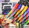 Dual-Color Double-Ended Glitter Marker Pen for Journaling and Art Fluorescent DIY Graffiti Pen