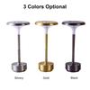 Rechargeable LED Table Lamp Touch Control Stepless Dimmable Nightstand Light Portable Desk Lamp for Living Room Bedroom
