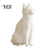 Exquisite Detail Cat Sculpture Geometric Figurine, 3D Printed Low-Poly Sculpture, Modern Matte Black Ornament Artistic Statue for Home Table