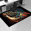 1pc Motorcycle,Flame,Artwork Office Carpet Soft Polyester Non Slip Machine Washable Indoor Carpet Li