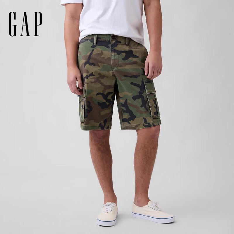 

GAP Men s Summer Classic Multi-Pocket Cargo Shorts 175/86A