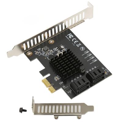 Rozšiřující karta s porty PCI E na SATA 3.0, 6 Gb/s, 4 porty SATA 3.0 kompatibilní s SATA 1.0, SATA 2.0, SATA