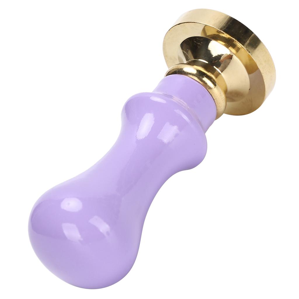 Mini Wax Seal Handle Vintage Envelope Invitation Card Sealed Stamp Handicrafts SupplyPurple Handle