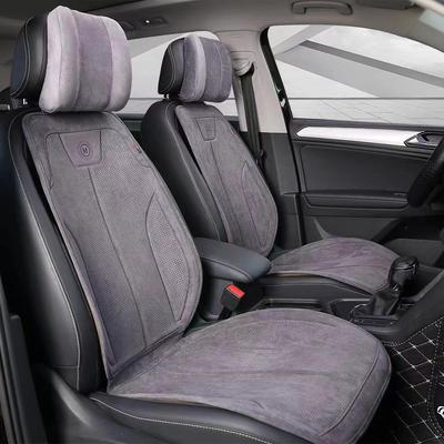 Wildleder & Perforiertes Leder Autositzkissen – Universal, Ultradünn, Ganzjahresdesign