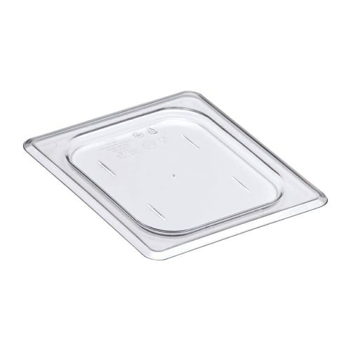 Cambro Food Pan Cover, 1/6 Inch, Flat, Clear, 60CWC(135)