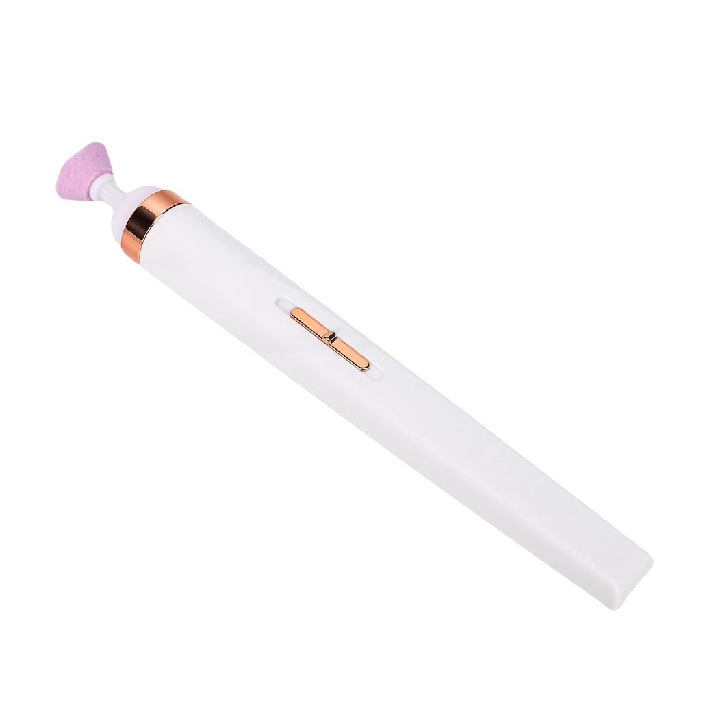 Electric Nail Drill Machine 4 Speeds USB 5 In 1 Nail Polish Remover Nail File Kit with LED Light White