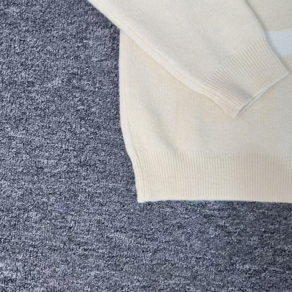 Corteiz Unisex European-American Street Style Loose Pullover Round-Neck Autumn Knitwear