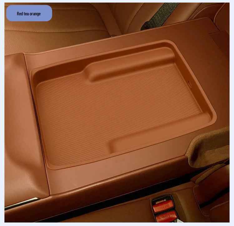 Silicone Mat for Rear Armrest Box: AITO M7 & M8 Second Row Car Interior Accessory