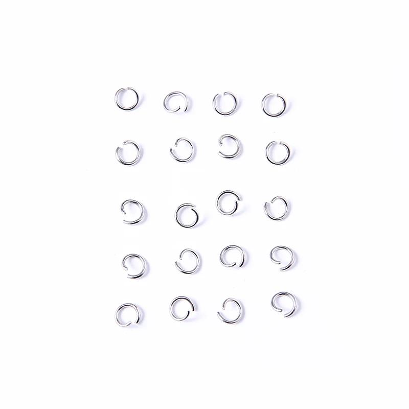8mm Stainless Steel Opening Rings for DIY Keychains Making Jewelry Findings Supplies Loops Split Rings Connectors