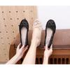 Ladies' Casual Temperament Breathable One Foot Shoes -Women's Mesh Shoes with Mesh Surface, Ethnic Style Cloth Shoes, Hollow Lace Women's Shoes