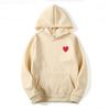 New Trendy Brand Couple Sports Sweater 3D Digital Printing Peach Heart Versatile Men's and Women's Autumn and Winter Plus Hooded Jacket Sweater