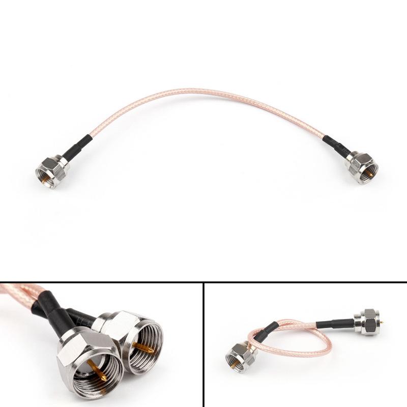 

F-Type Male to Male TDVB HD Digital Satellite TV Set-top Box Antenna Connector RG316 RG179 Cable 0.15m Cable