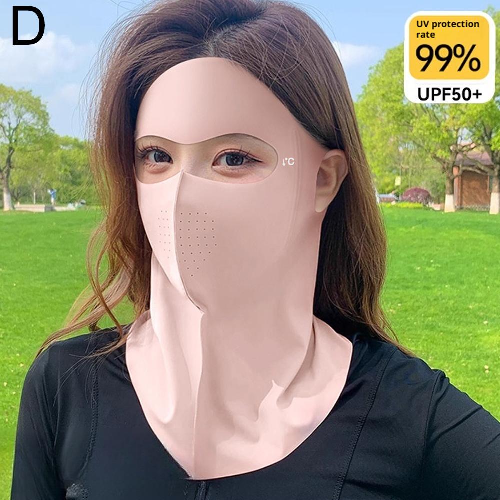 Güneş Kremi Maske Anti-UV İz Bırakmayan Yaz Maskesi Nefes Alabilen Buz Hissedilen Güneşlik Yüz Koruma Erkek Kadın Bisiklet Spor Maskesi