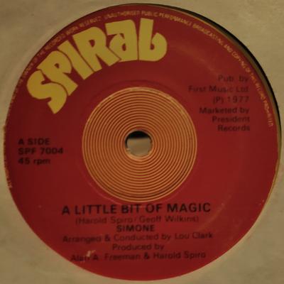 7inch Record SIMONE (33) - A Little Bit Of Magic SPF7004 Spiral 1977 Ireland Soul/Funk Used