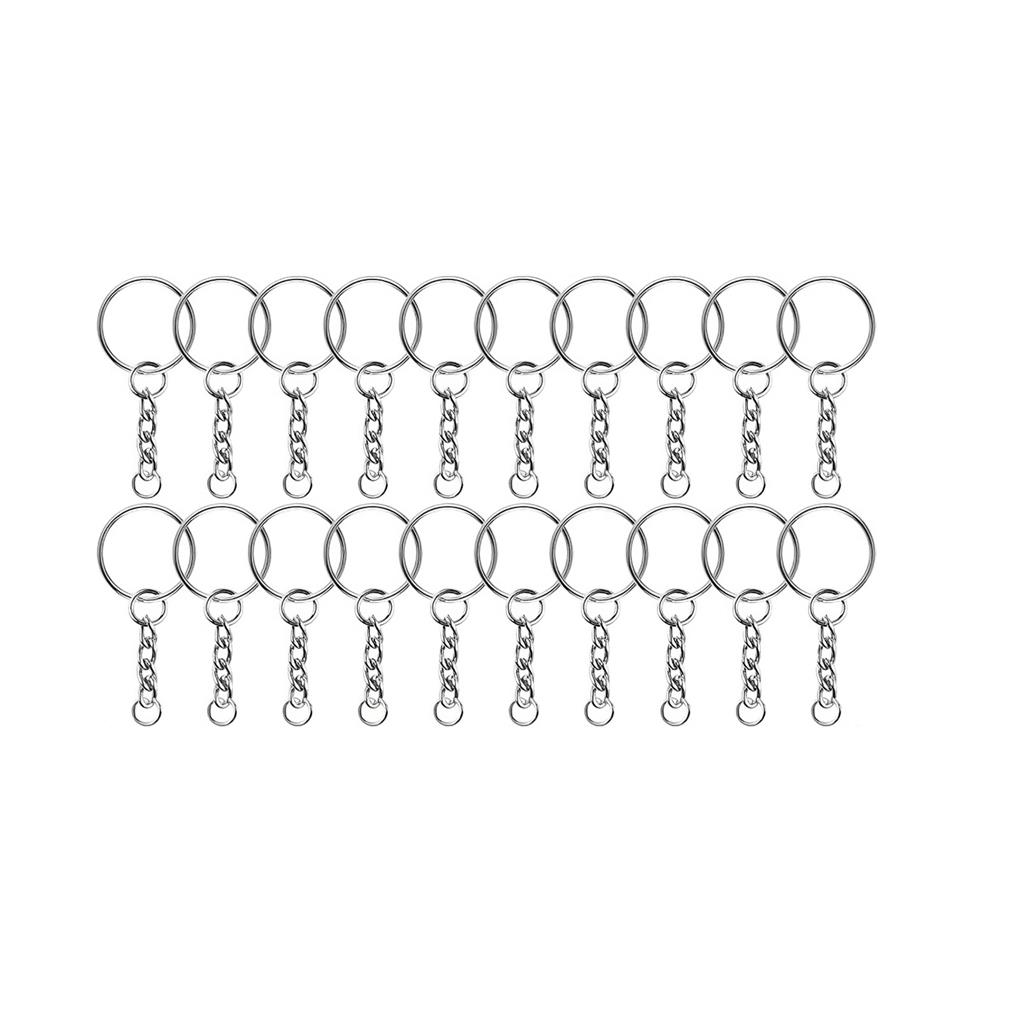 120pcs Key Chain Transparent Blank Craft Keys Leather Tassel Ornaments Christmas Halloween Thanksgiving Birthday