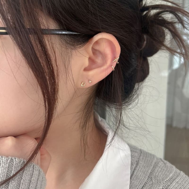 youngglow 14k minimi basic one touch earring