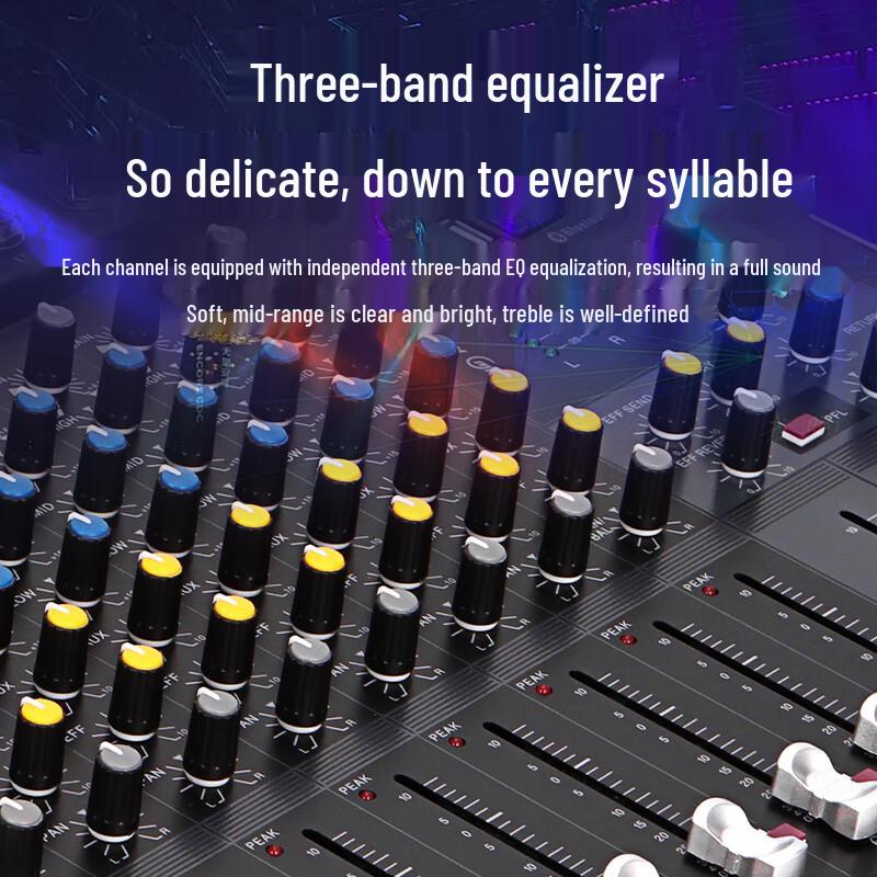HuiDu Professional DSP Digital Audio Mixer for Video Conferencing (CN Version)