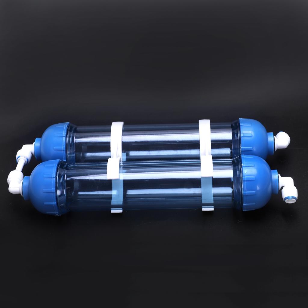 Water Filter 2Pcs T33 Cartridge Housing Diy T33 Shell Filter Bottle 4Pcs Fittings Water Purifier For Reverse Osmosis System