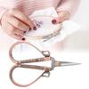 Stainless Steel   Stitch Scissors Vintage Sewing Shears Embroidery Tool (Gold)