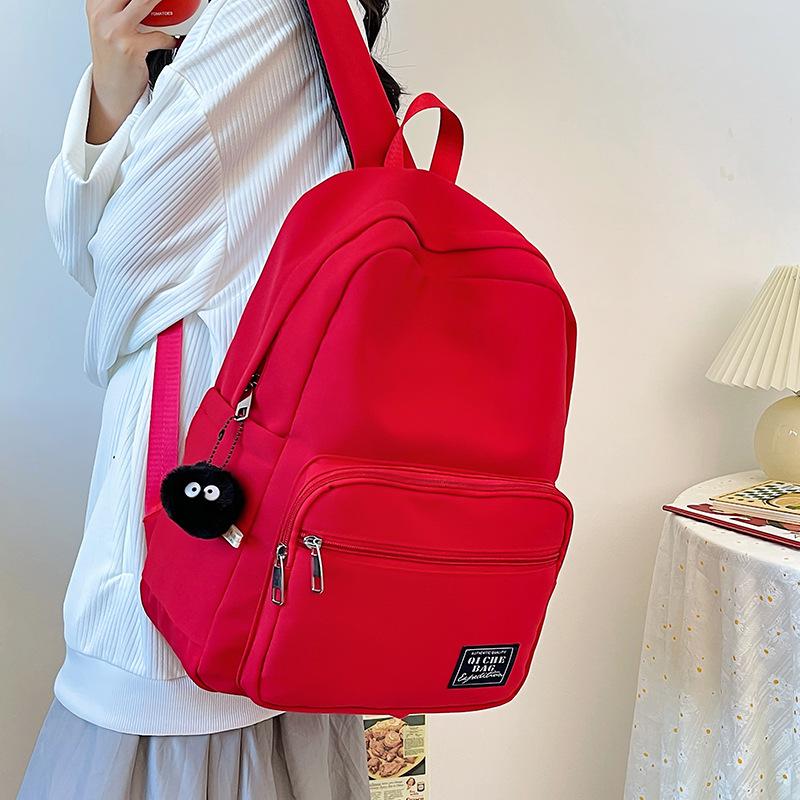 Stylish and simple female student backpack Mori Harajuku trendy ins Japanese casual large-capacity backpack men's new models