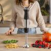 Moulinex DD6718 Frullatore ad Immersione 1000W 20 Velocità Nero e Acciaio Inox