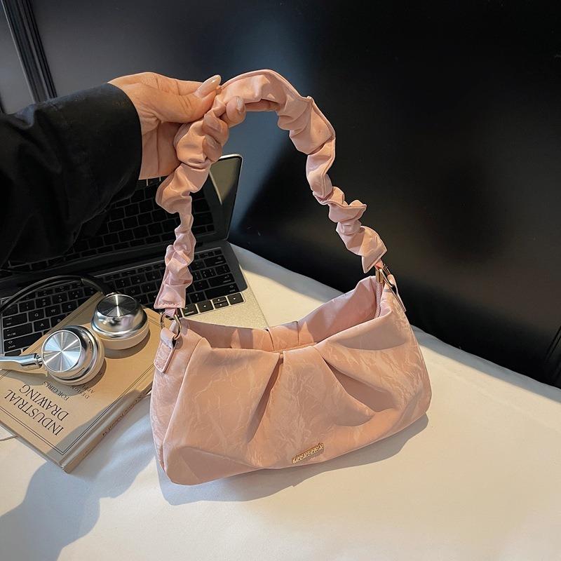 Bag Women's New Popular Underarm Bag High-end Cloud Bag Texture Niche Single Shoulder Pleated Crossbody Bag
