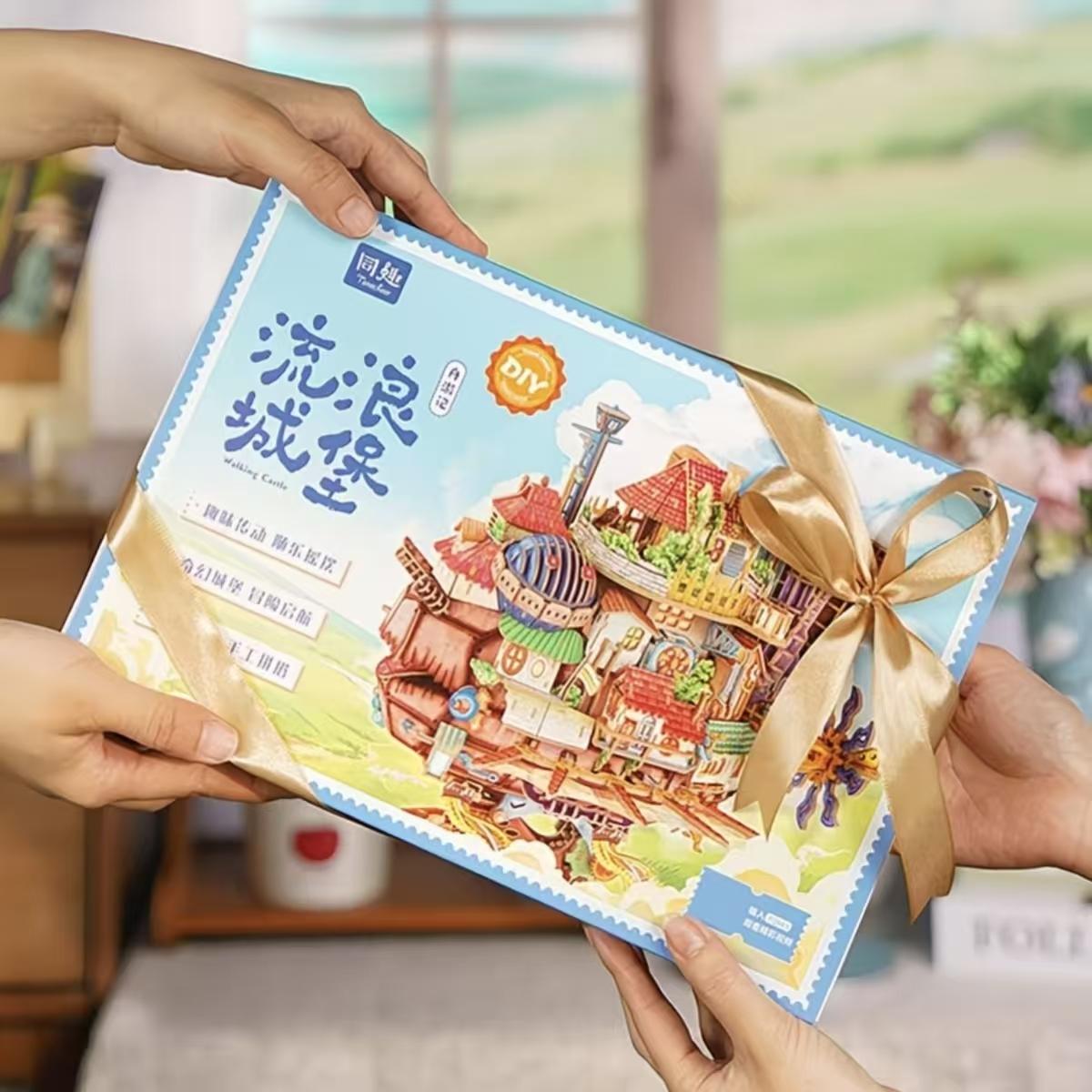 Pirmspārdošana Klaiņojošā pils Augsta 3D Tvaika
